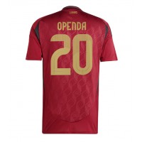 Camiseta Bélgica Lois Openda #20 Primera Equipación Eurocopa 2024 manga corta